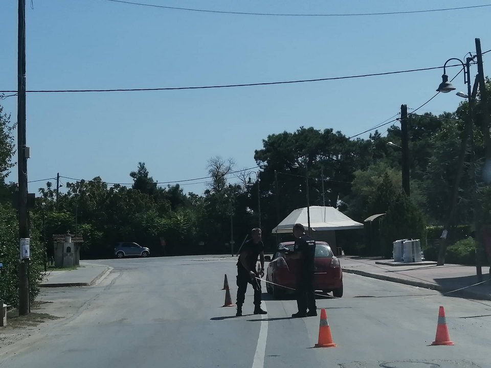 Το σημείο όπου σημειώθηκε το τροχαίο δυστύχημα