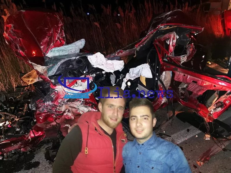 Οι δύο νέοι άνδρες που έχασαν τη ζωή τους στο τροχαίο / Φωτογραφία: ilianews.gr