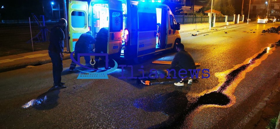 Τροχαίο σοκ στην Αμαλιάδα: Νεκρή μία 23χρονη, σοβαρά τραυματίας ο οδηγός της μηχανής