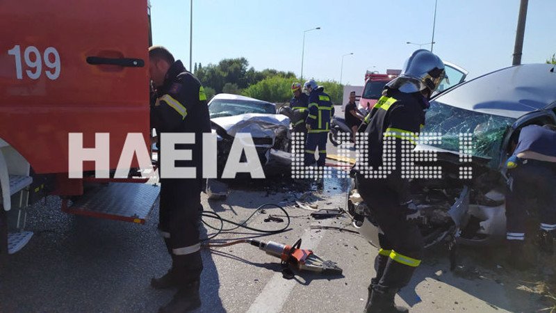 Θανατηφόρο τροχαίο στον Πύργο / Φωτογραφία: ilialive.gr