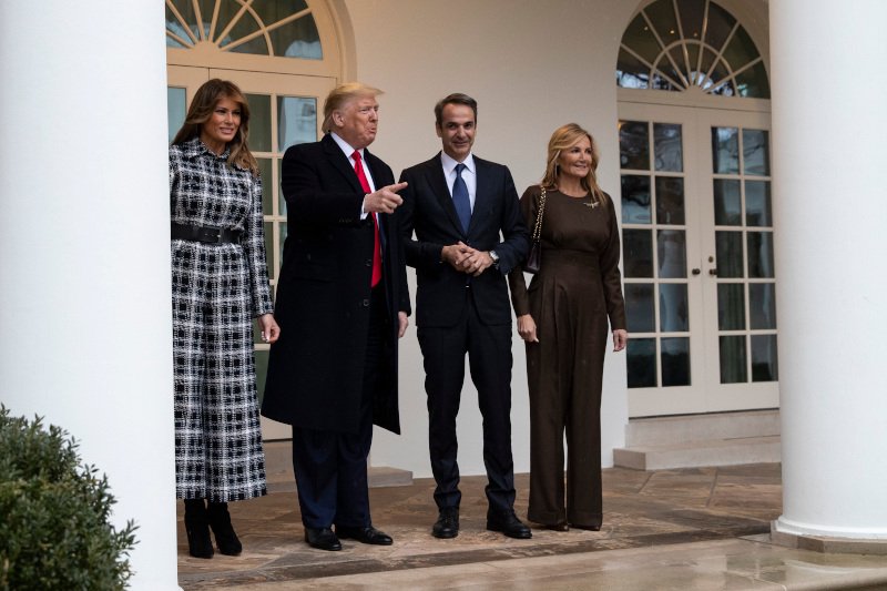 Τα ζεύγη Τραμπ και Μητσοτάκη