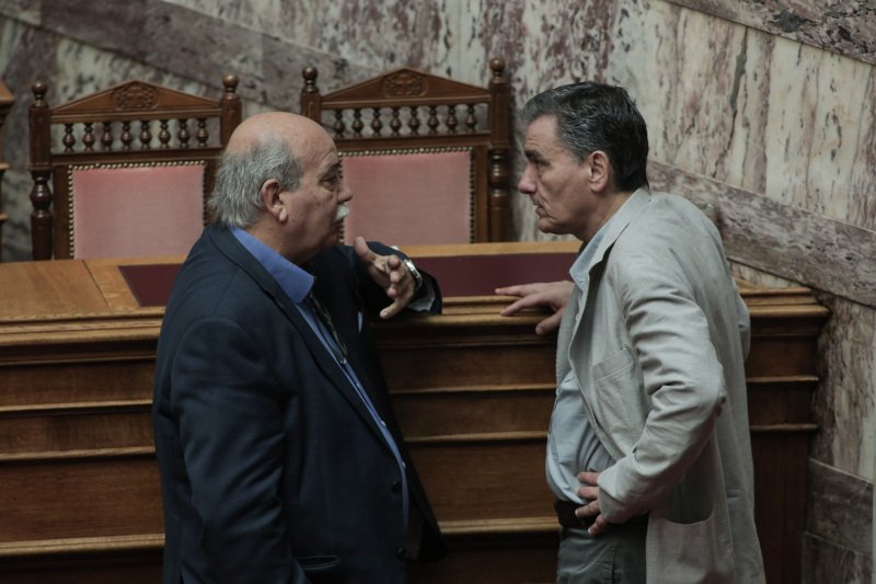 Βούτσης και Τσακαλώτος αποτελούν βασικά πρόσωπα της εσωκομματικής αντιπολίτευσης / Φωτογραφία: Sooc