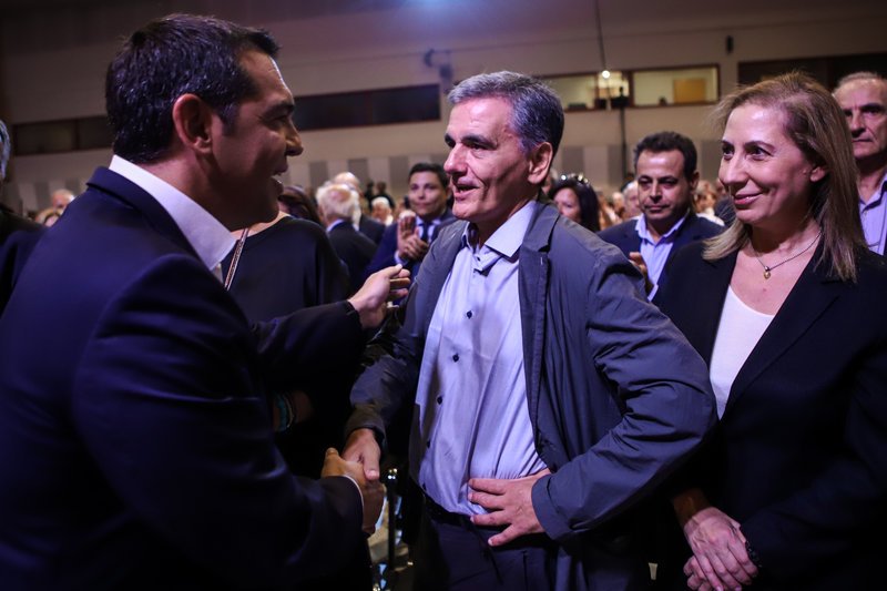 Αλέξης Τσίπρας, Ευκλείδης Τσακαλώτος, Μαριλίζα Ξενογιαννακοπούλου στη ΔΕΘ 2019