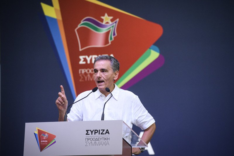 Εντύπωση προκάλεσε η τοποθέτηση του Ευκλείδη Τσακαλώτου /Φωτογραφία: EUROKINISSI/ΤΑΤΙΑΝΑ ΜΠΟΛΑΡΗ