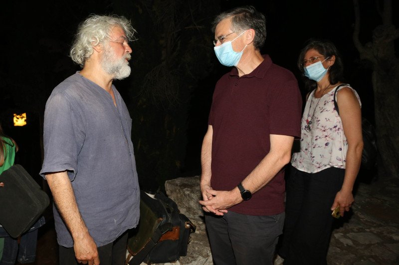 Ο Νίκος Καραθάνος με τον Σωτήρη Τσιόδρα