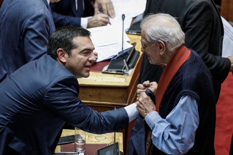 Αλέξης Τσίπρας και Βασίλης Βασιλικός