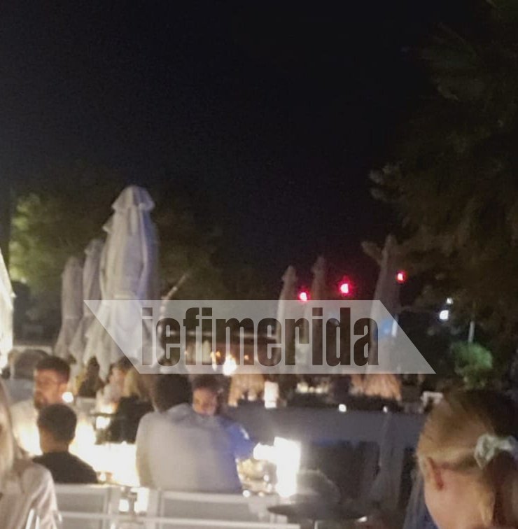 Αλέξης Τσίπρας και Περιστέρα Μπαζιάνα σε εστιατόριο στη Θεσσαλονίκη