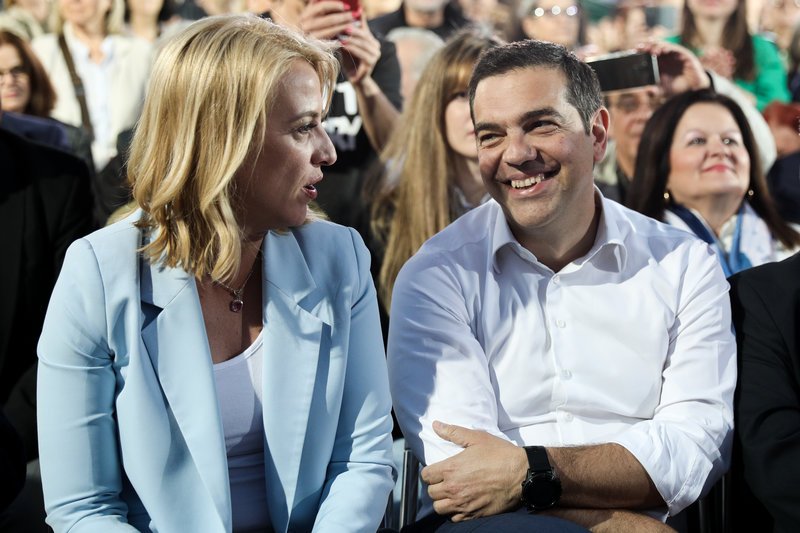 Ο Αλέξης Τσίπρας και η Ρένα Δούρου