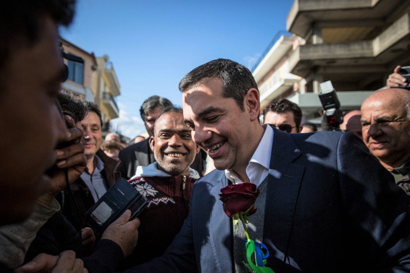 Συζήτηση με πολίτες είχε ο Αλέξης Τσίπρας στην Ηλεία / Φωτογραφία: Γραφείο Τύπου ΣΥΡΙΖΑ