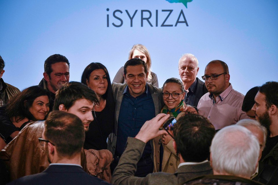Ομαδική φωτογραφία με φίλους του ΣΥΡΙΖΑ -Φωτογραφία: Andrea Bonetti