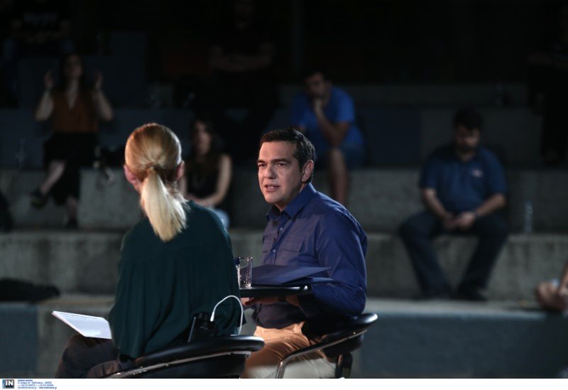 Ο Αλέξης Τσίπρας στην εκδήλωση του isyriza -Φωτογραφία: Intimenews/ΤΖΑΜΑΡΟΣ ΠΑΝΑΓΙΩΤΗΣ
