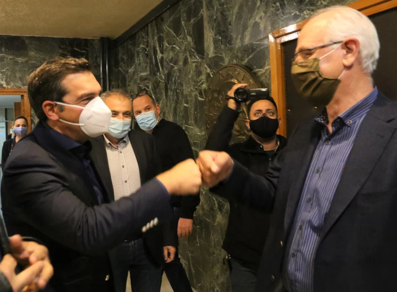 Περιοδεία στη Λάρισα έκανε σήμερα ο πρόεδρος του ΣΥΡΙΖΑ / Φωτογραφία: Γραφείο Τύπου ΣΥΡΙΖΑ