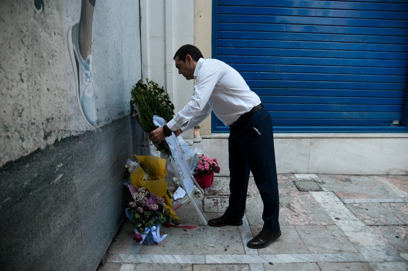 «Καταδικάζουμε τη βία αλλά και την υποκρισία του Κ. Μητσοτάκη», δήλωσε ο Αλέξης Τσίπρας/ Φωτογραφία: Eurokinissi