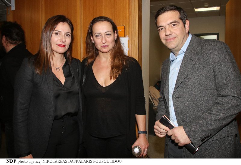 Ο Αλέξης Τσίπρας με την Περιστέρα Μπαζιάνα