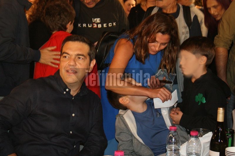 Αλέξης Τσίπρας με οικογένεια