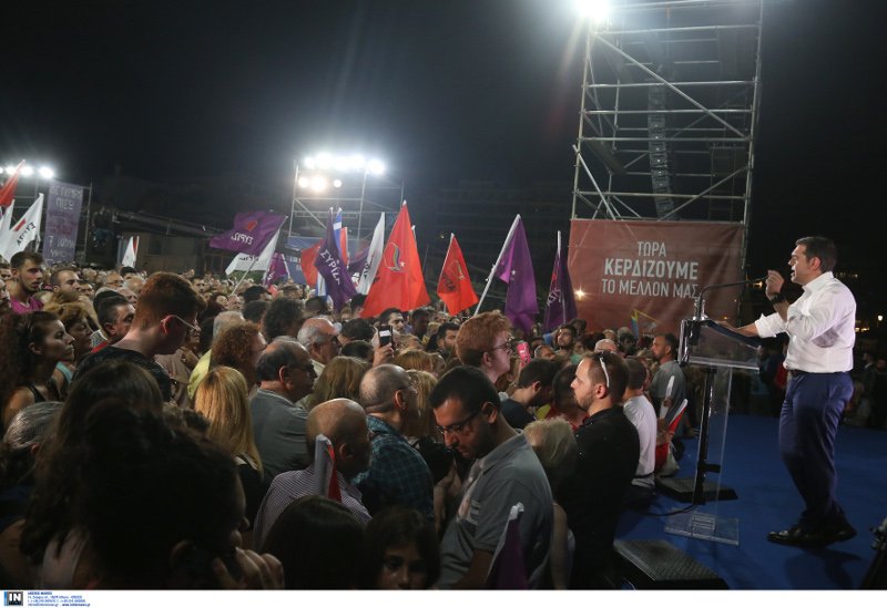 Ομιλία του Αλέξη Τσίπρα στη Θεσσαλονίκη / Φωτογραφία: INTIME NEWS