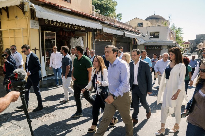 Ο Αλέξης Τσίπρας θα έχει συναντήσεις με τοπικούς φορείς / EUROKINISSI/RODOSPRESS.GR/ΑΡΓΥΡΗΣ ΜΑΝΤΙΚΟΣ