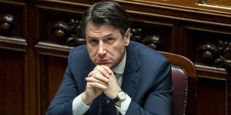 Ο Ιταλός πρωθυπουργός, Τζουζέπε Κόντε/ Φωτογραφία: AP Images