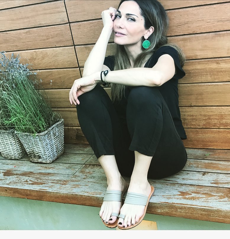 Δέσποινα Βανδή στον κήπο
