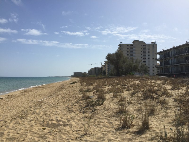 Η παραλία της Αμμοχώστου απλώνεται πολλά χιλιόμετρα και φτάνει μέχρι τη Δερύνεια Φωτογραφία: Αδάμος Ζαχαριάδης/ iefimerida.gr