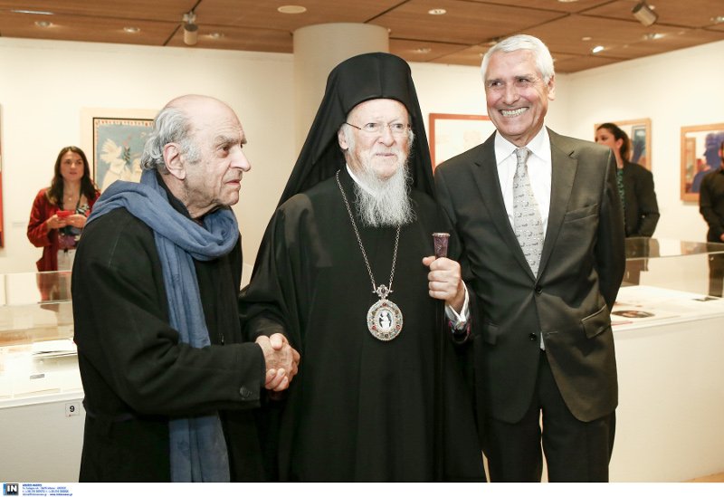 Ο Οικουμενικός Πατριάρχης με τον Αλέκο Φασιανό