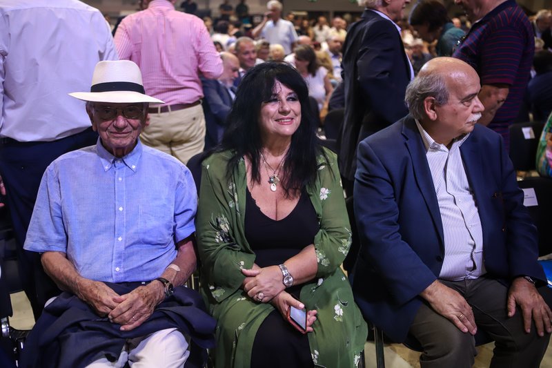 Βασίλης Βασιλικός, Αννα Βαγενά, Νίκος Βούτσης στη ΔΕΘ 2019