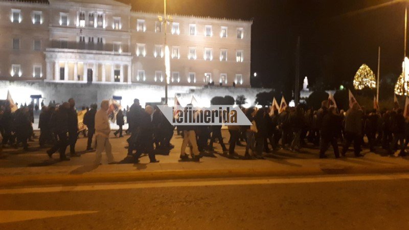 Βουλή πορεία ΠΑΜΕ