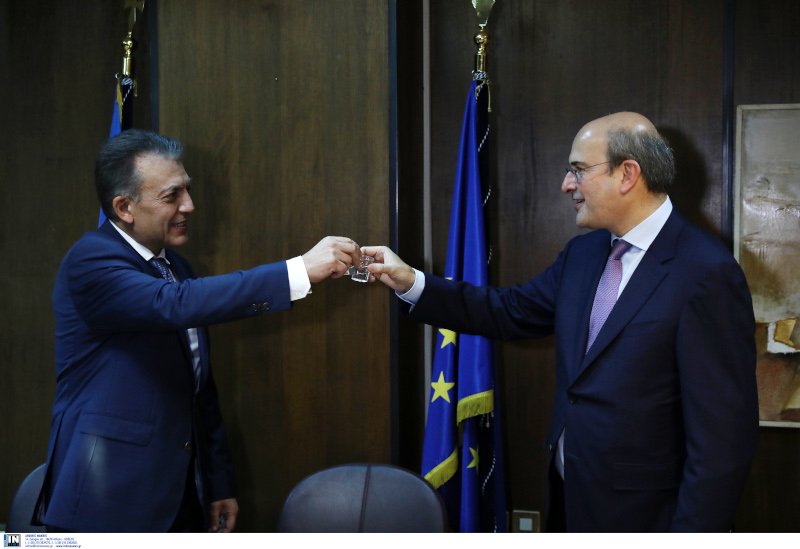 Ο Γιάννης Βρούτσης και ο Κωστής Χατζηδάκης