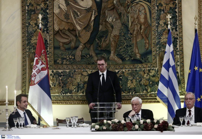Ο πρόεδρος της Σερβίας Αλεξάνταρ Βούτσιτς