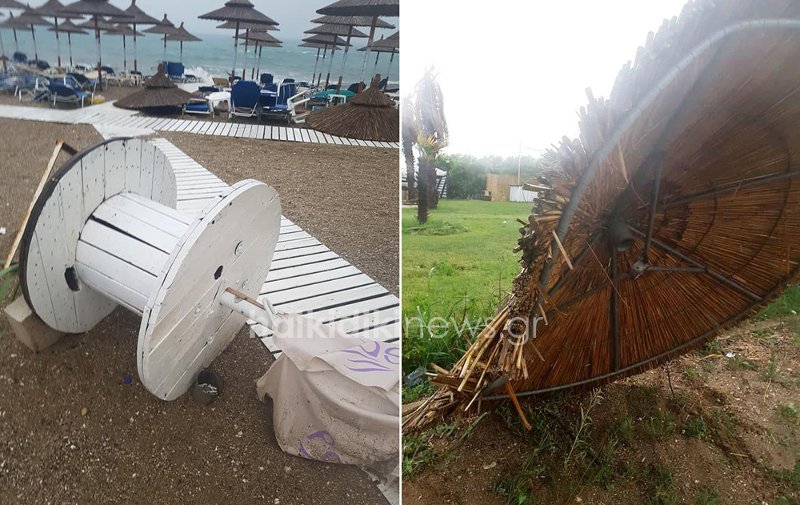 Ομπρέλες αναποδογυρισμένες