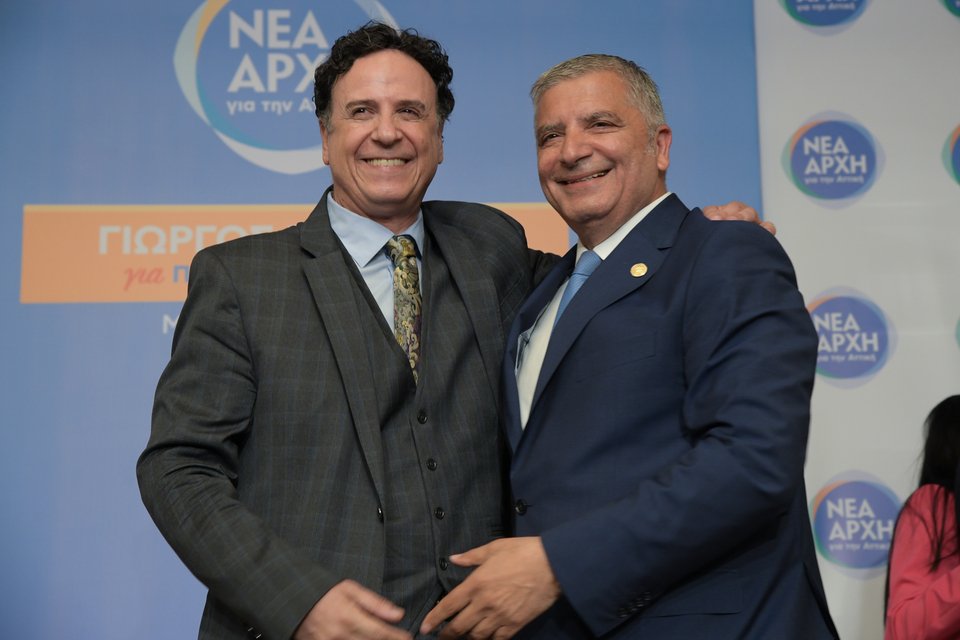 Ο Χάρης Ρώμας με τον Γιώργο Πατούλη