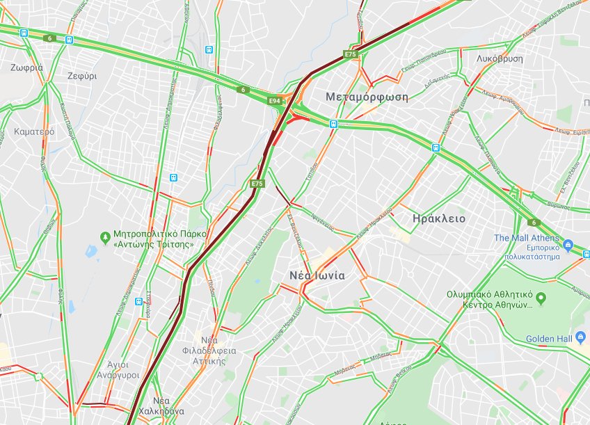 Πατήστε εδώ για να δείτε live την κίνηση