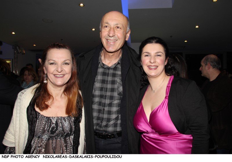 Νίκη Χατζίδου-Παύλος Ορκόπουλος με την κόρη τους, Βάσω 