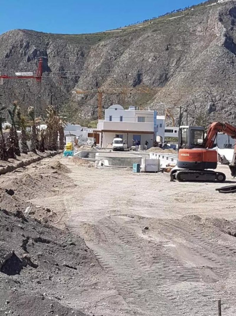 Εργοτάξιο κατασκευής ξενοδοχείου