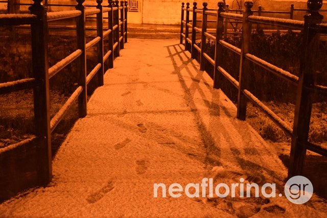 Χιόνια στη Φλώρινα