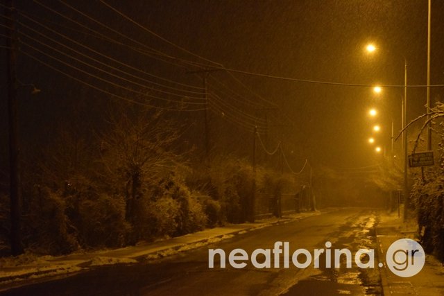 Χιόνια στη Φλώρινα