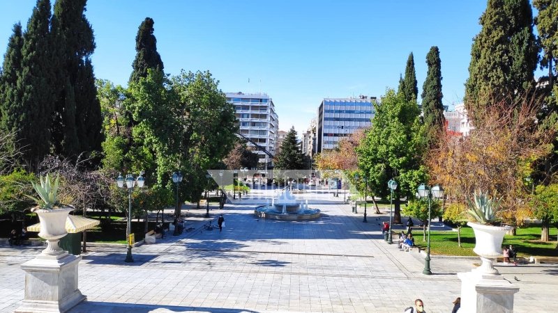 Τοποθετήθηκε το χριστουγεννιάτικο δέντρο στην πλατεία Συντάγματος