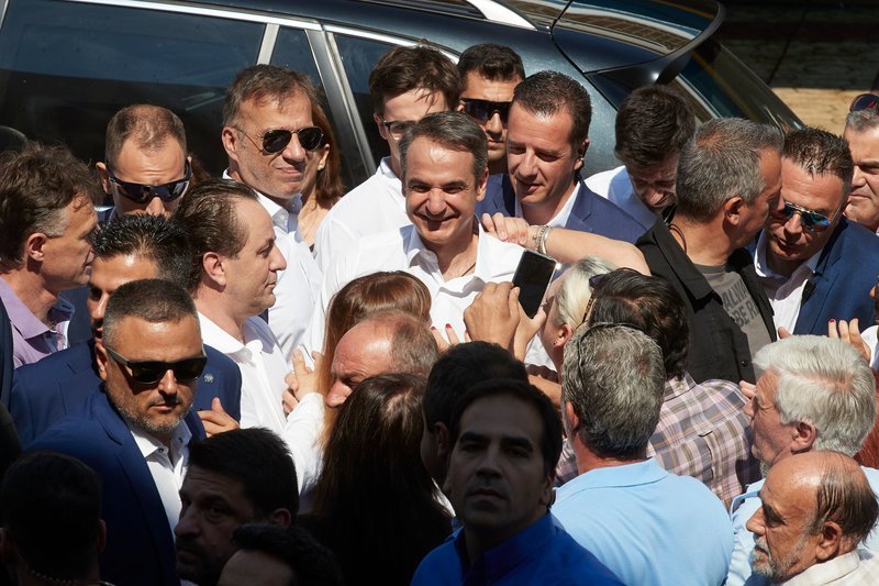 Υποδοχή Μητσοτάκη