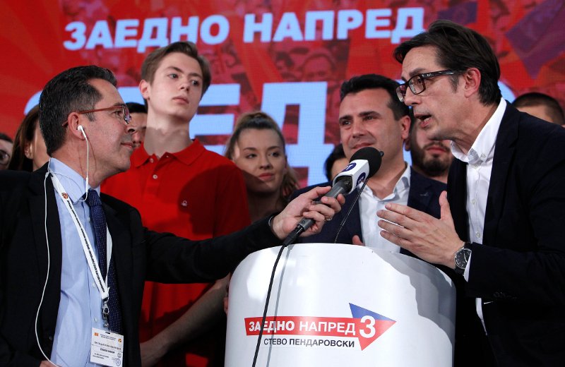 Ζόραν Ζάεφ και Στέβο Πεντάροφσκι