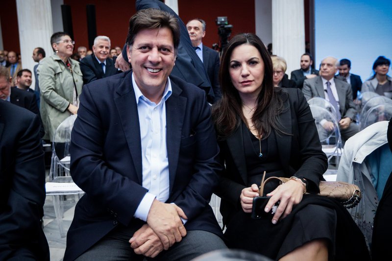 Ο Μιλτιάδης Βαρβιτσιώτης και η Ολγα Κεφαλογιάννη