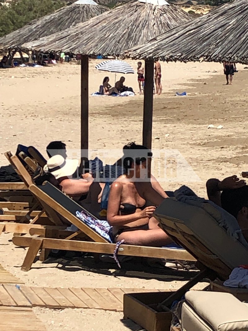 Από τις διακοπές της στην Κίμωλο το καλοκαίρι του 2019