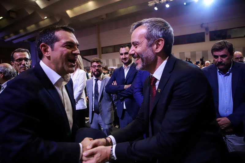 Αλέξης Τσίπρας Κωνσταντίνος Ζέρβας στη ΔΕΘ 2019