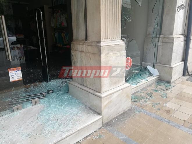 Ζημιές σε κατάστημα