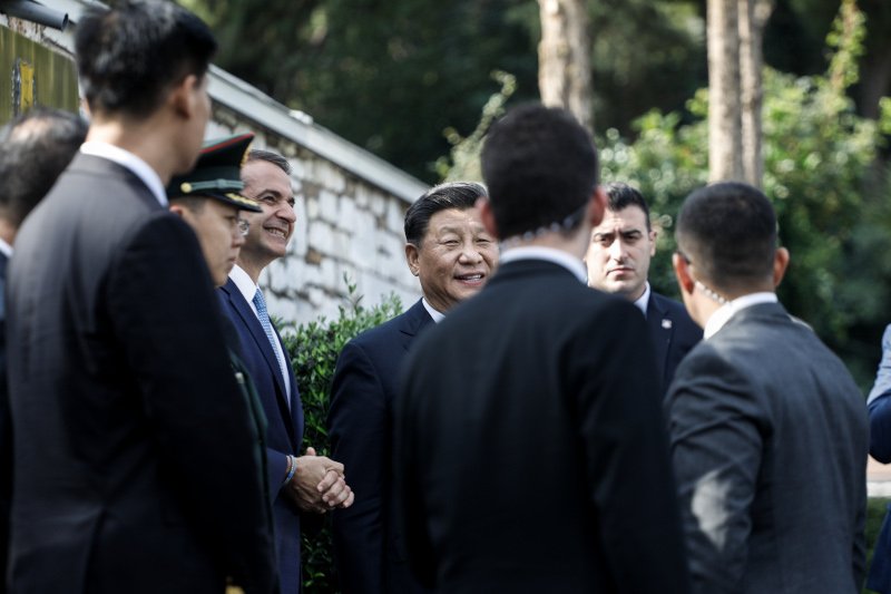 Η άφιξη του Κινέζου προέδρου