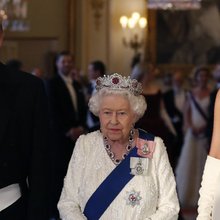 Ντόναλντ Τραμπ, βασίλισσα Ελισάβετ, Μελάνια Τραμπ