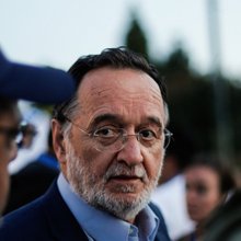 Ο Π. Λαφαζάνης σε πορεία