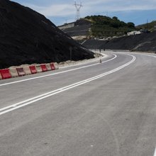 Εικόνα αρχείου από τμήμα που συνδέει Ηράκλειο και Μεσαρά 