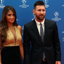 Ο Λιονέλ Μέσι και η σύζυγός του, Αντονέλλα