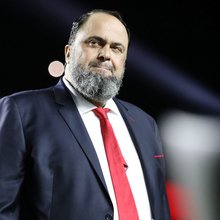 Ο πρόεδρος της ΠΑΕ Ολυμπιακός και της Super League, Βαγγέλης Μαρινάκης