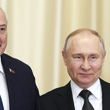 Οι πρόεδροι Ρωσίας και Λευκορωσίας, Βλαντίμιρ Πούτιν και Αλεξάντρ Λουκασένκο